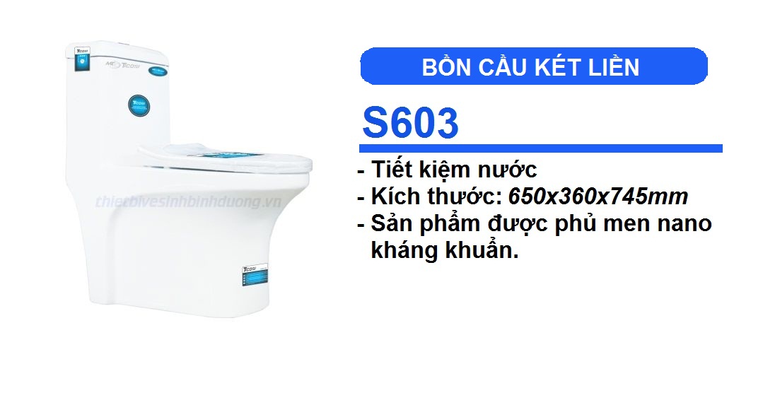 Bồn cầu TICOSI S603